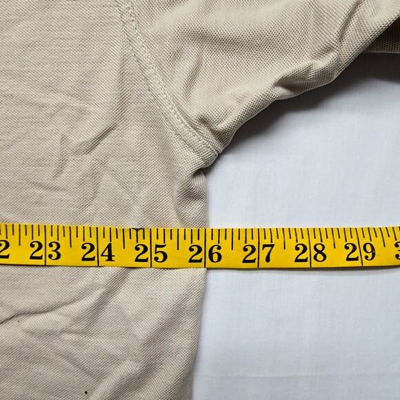 Vintage U.S. Open 1997 Goldwin Men's XXL Polo Shirt Beige Golf Apparel Cotton - Picture 7 of 8